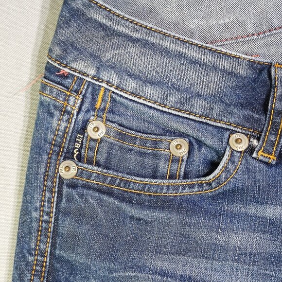 LTB 1948 jeans  women's size 28 dark washed blue low rise straight leg - Picture 8 of 13